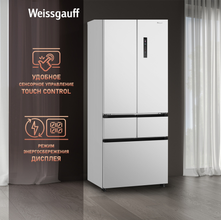   Weissgauff WFD 450 Built-in Inverter NoFrost White
