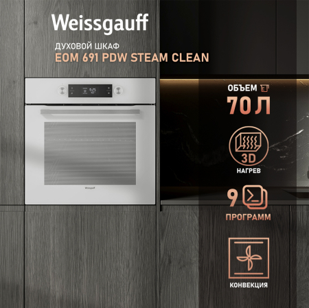   Weissgauff EOM 691 PDW Steam Clean