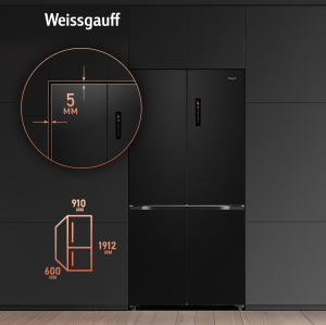     Weissgauff WCD 510 Built-in Inverter NoFrost Dark Inox