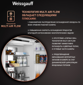   Weissgauff WRKI 178 Total NoFrost EcoFresh