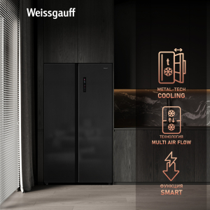     Weissgauff WSBS 1036 Inverter NoFrost Premium Dark Inox