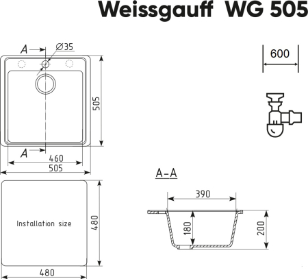  Weissgauff WG 50501 White 