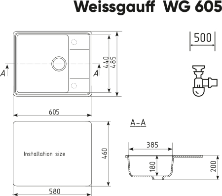  Weissgauff WG 60508 Anthracite 