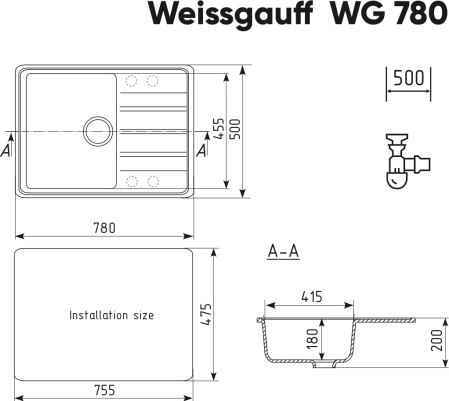  Weissgauff WG 78007 Deep Black 