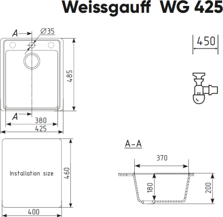  Weissgauff WG 42503 Sand