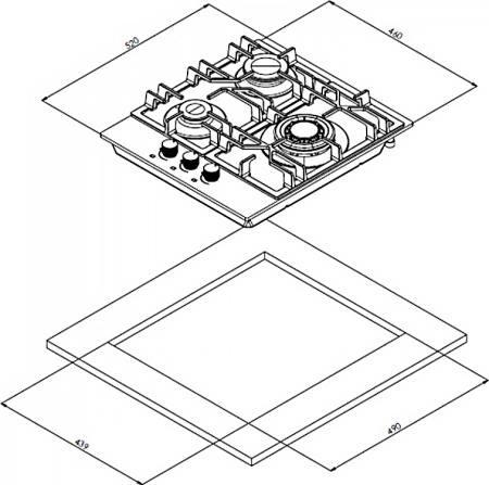   Weissgauff HG 453 WGV