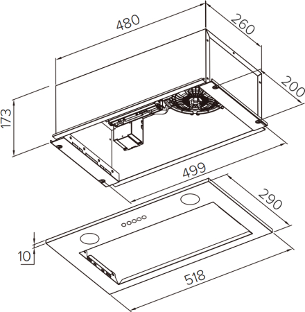    Weissgauff Box 1000 BL Sensor